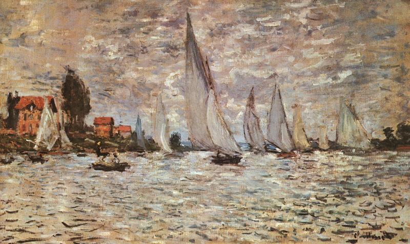 Claude Monet Regatta at Argenteuil oil painting picture